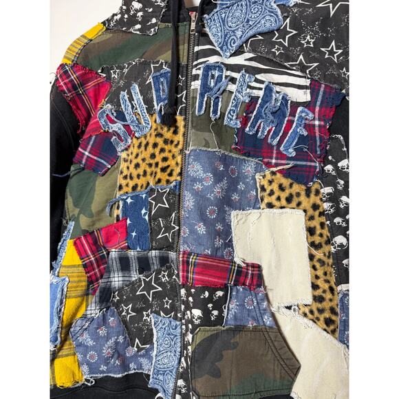 Supreme patchwork zip up jacket - Picture 4 of 10